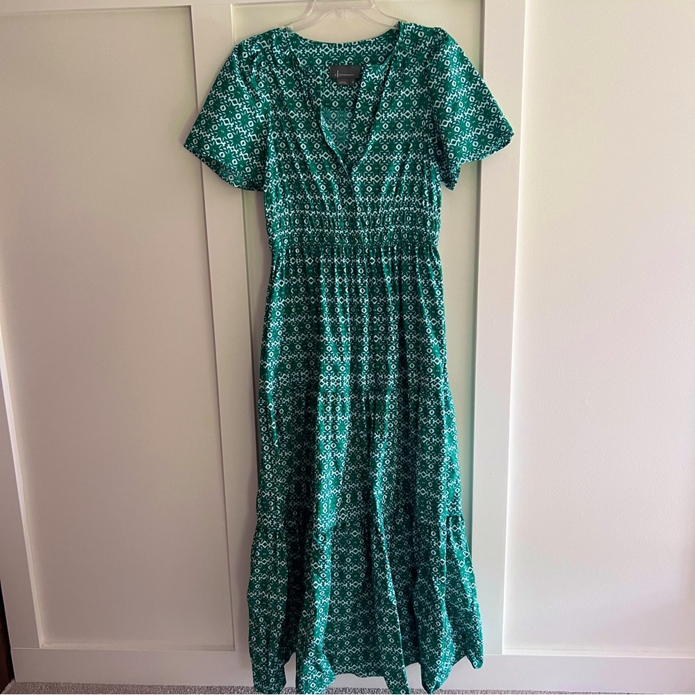 Anthropologie Somerset Maxi Dress in Green